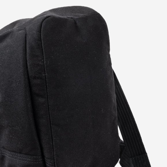 Y-3 Logo Embroidered Black Canvas Backpack - Picture 5 of 16